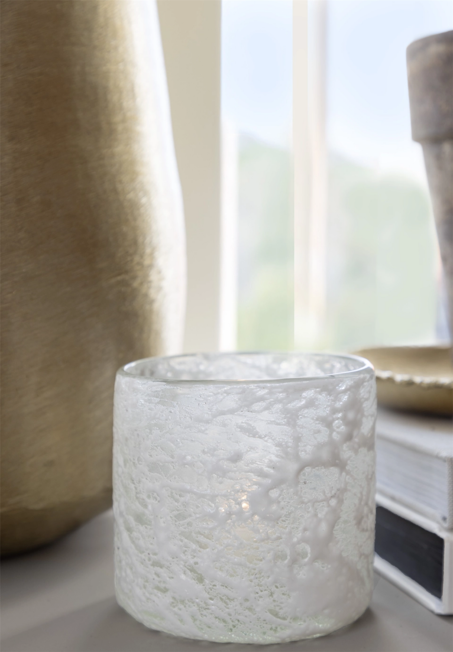 Telysholder glasur 10 cm