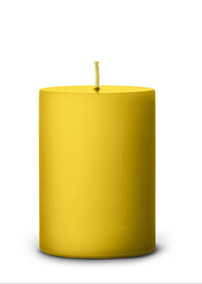 15/2 Lemon Pillar Candle 7x10 cm