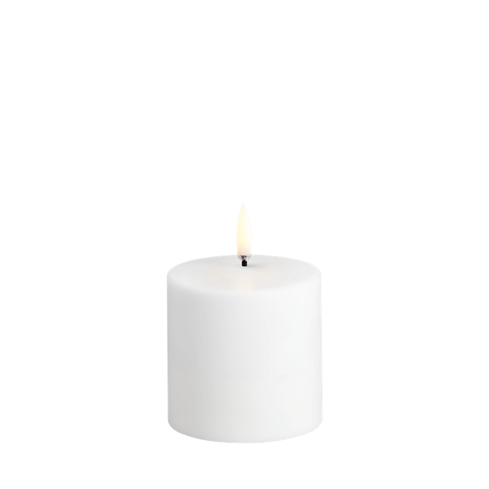 LED Rechargeable Pillar Candle white 6.8x6.8 cm