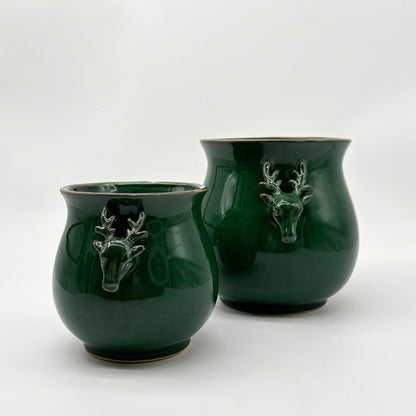 Blomsterpotte Reindeer grønn 14 cm