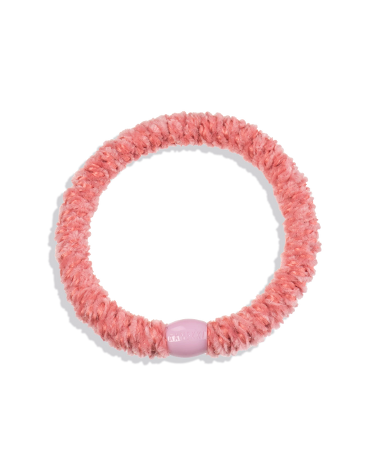 Kknekki hårstrikk Velvet Old Pink