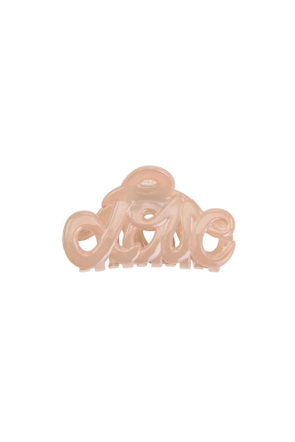 Hair Clip Love Claw Nude 5 cm