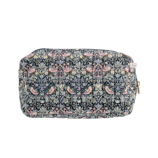 Toalettmappe Square Liberty Strawberry Thief Black