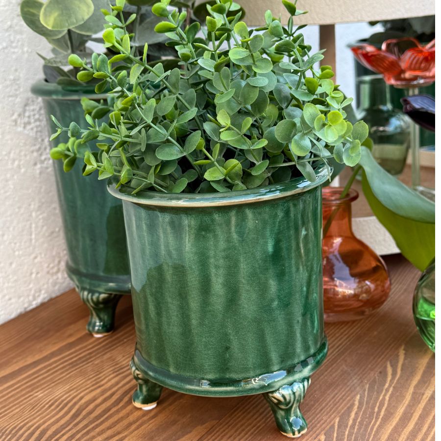 Blomsterpotte Tips grønn 13 cm