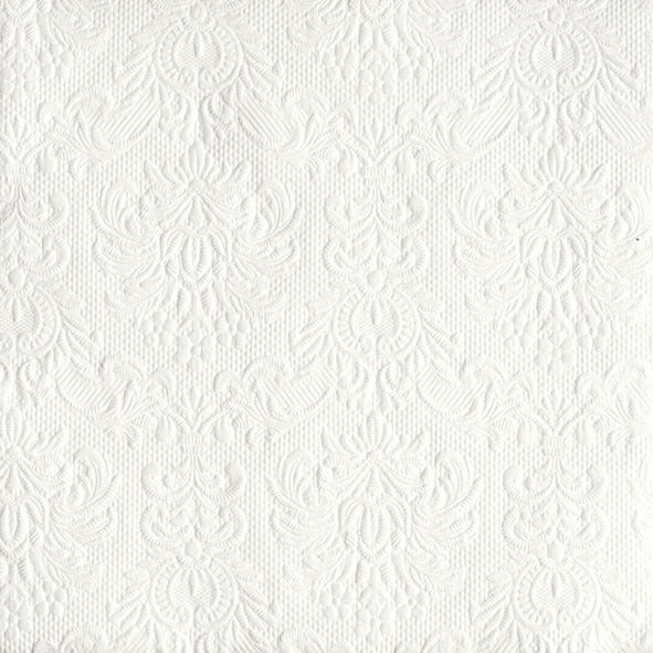 Serviett Elegance white lunch