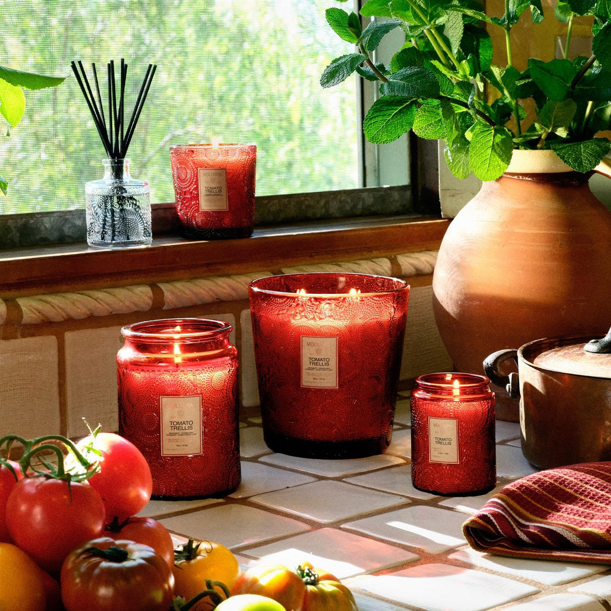 Tomato Trellis Small Jar Candle