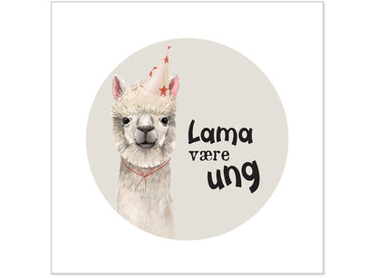 Napkin lunch llama
