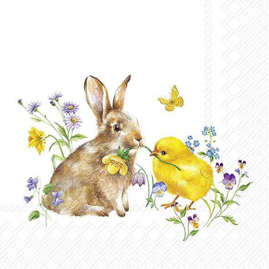 Serviett lunch Bunny and Chick