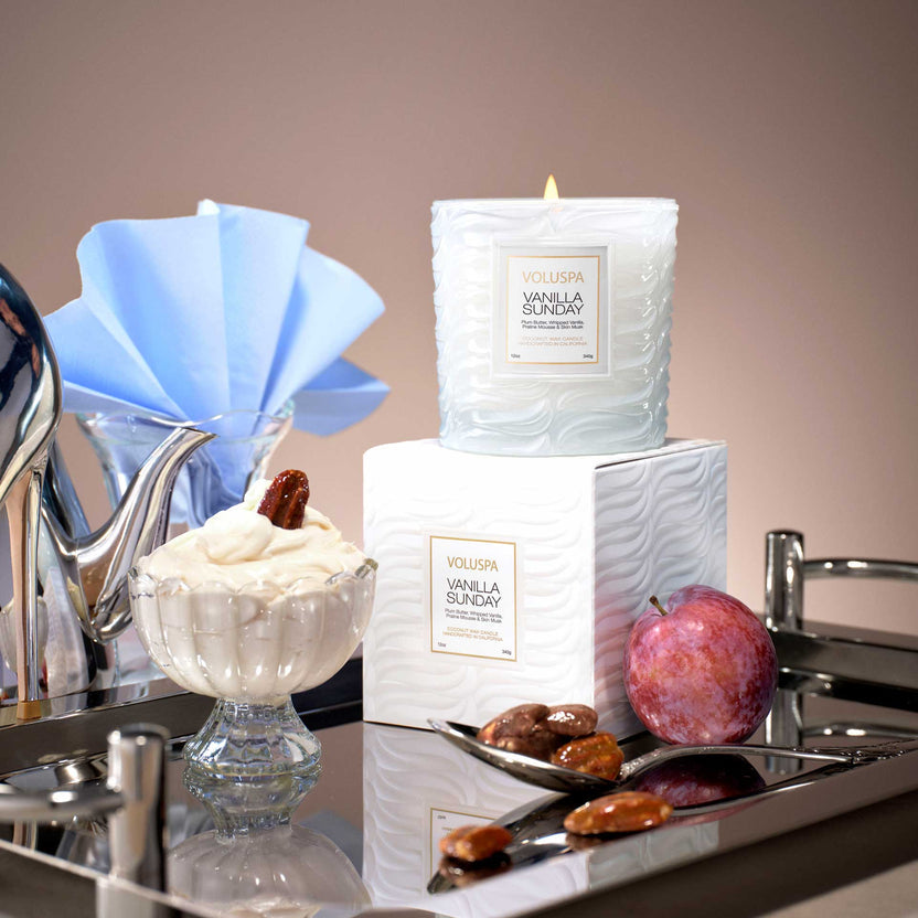 Vanilla Sunday Classic Boxed Candle 60 timer