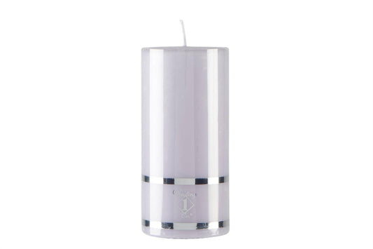Pillar Candle Light Purple 7x10 cm