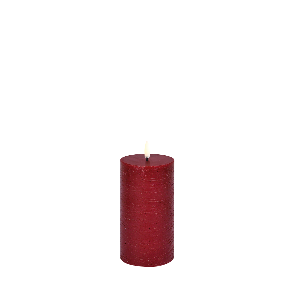 LED kubbelys Carmine red 7,8x15 cm