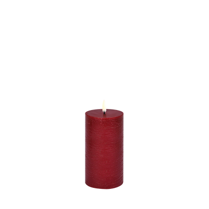 LED kubbelys Carmine red 7,8x15 cm