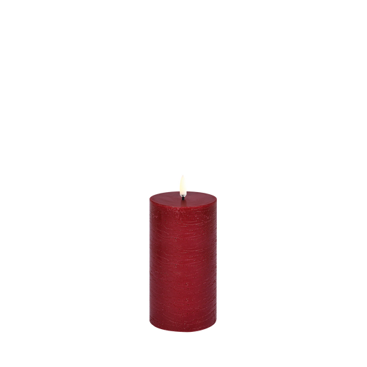 LED kubbelys Carmine red 7,8x15 cm