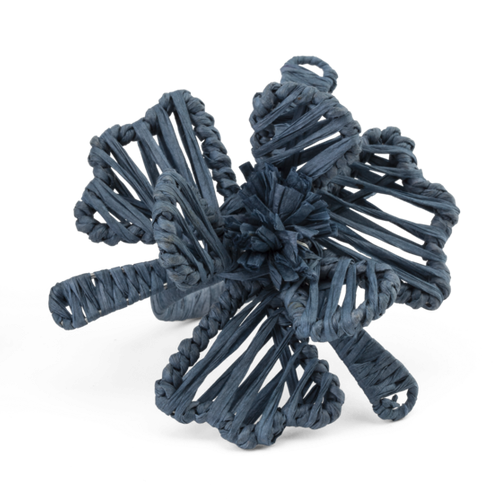Serviettring Flower Blue