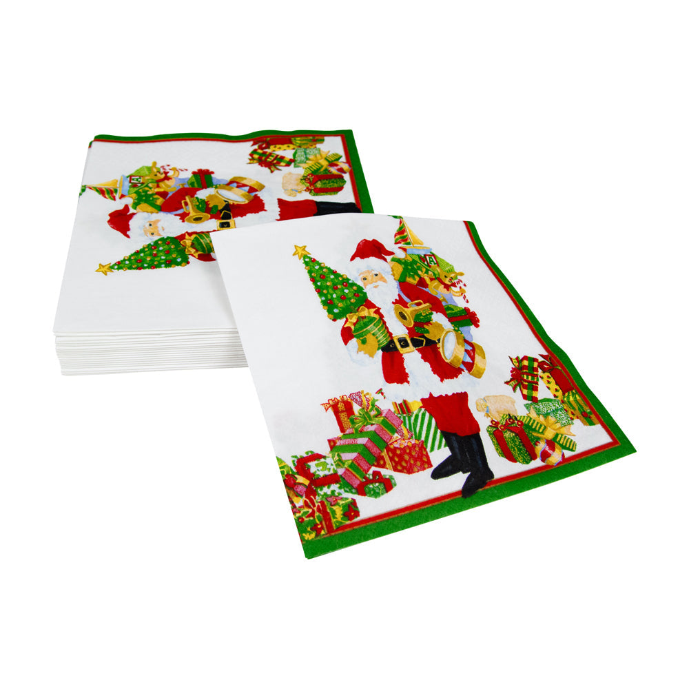 Napkin lunch Mr Claus