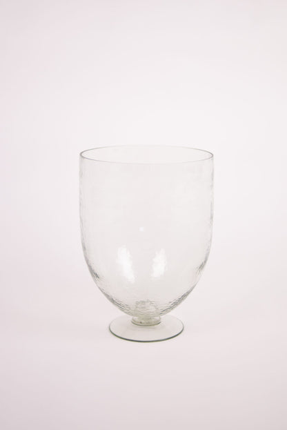 Lisa hamret vase på stett 32 cm