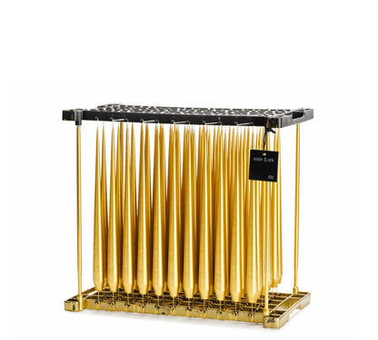 90 Gold Metallic kronelys matt 32 cm