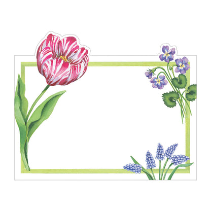 Bordkort Floral Majolica 8 stk