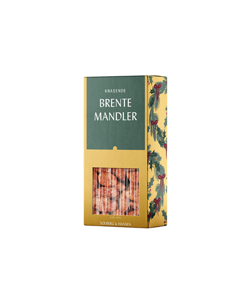 Brente mandler 130 gram
