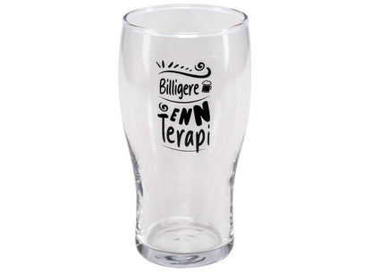 Ølglass m/åpner Billig...terapi 500 ml