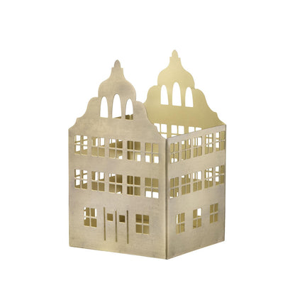 Lysestake Townhouse Golden 16 cm