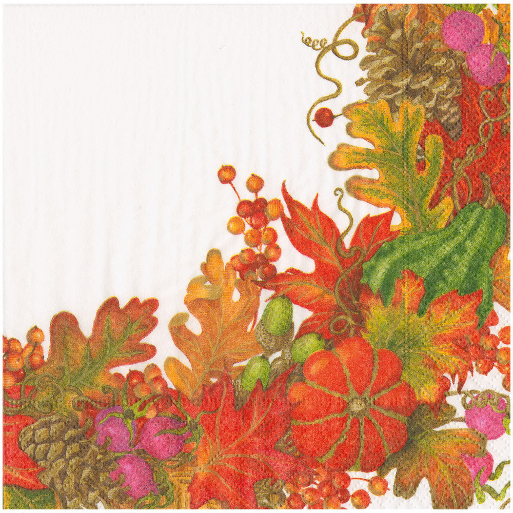 Napkin lunch harvest garland