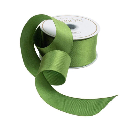 Dekorbånd Green Satin 3,8 cm x 8 meter