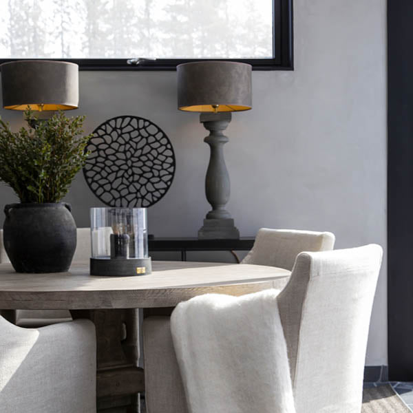 Dekorasjon Flavio svart 65 cm