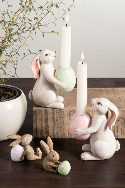 Lysestake Hare rosa 14 cm