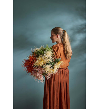 Spindel chrysanthemum gul 70 cm