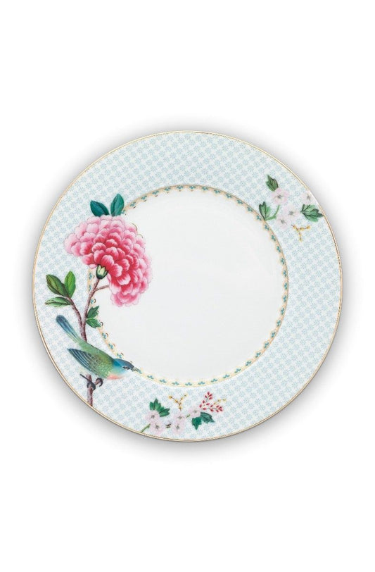 Blushing Birds White tallerken 21 cm