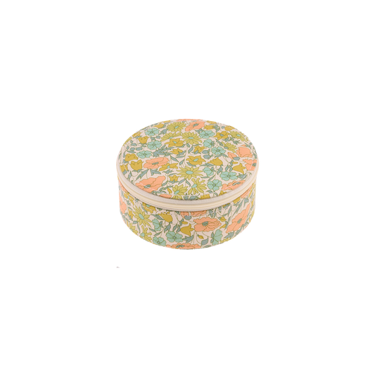 Smykkeskrin round Liberty Poppy & Daisy Pastel