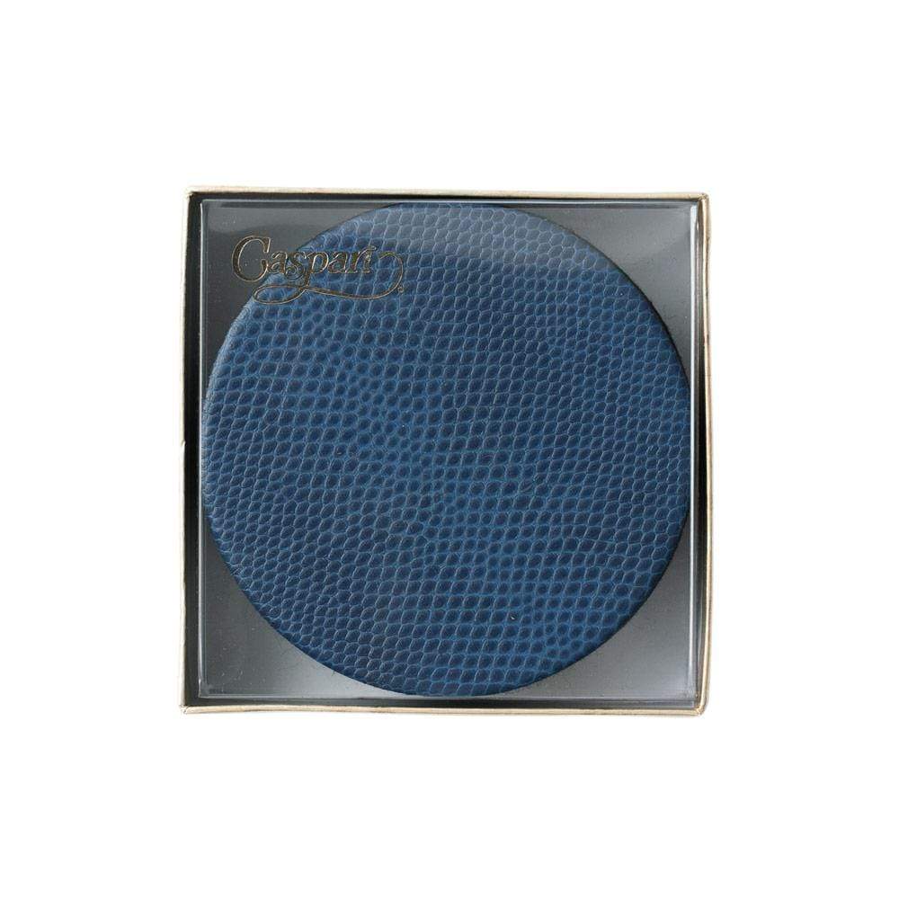 Coaster Snakeskin Navy Blue 8 stk