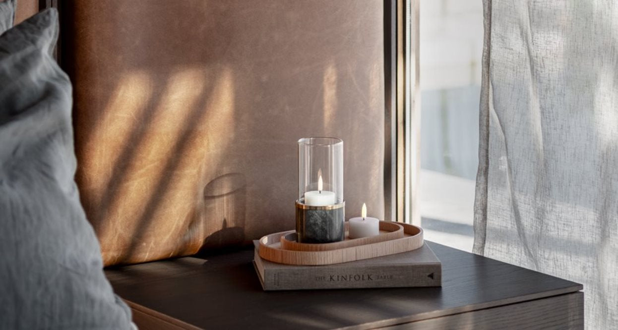 LED mini cube candle white 5x2.8 cm
