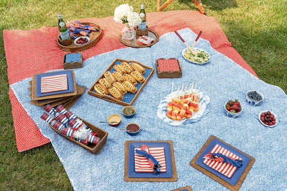 Coaster rotting scallops wine