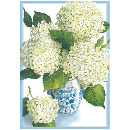 Card with envelope White Hydrangea
