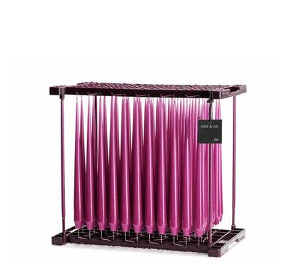 34 Fuchsia Lacquer Candles 32 cm