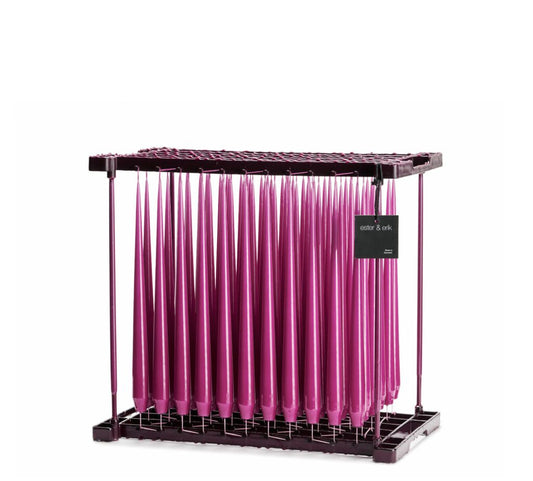 34 Fuchsia Lacquer Candles 32 cm