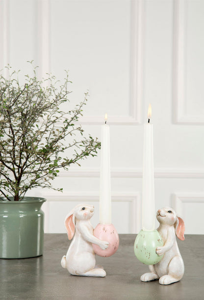 Lysestake Hare rosa 14 cm