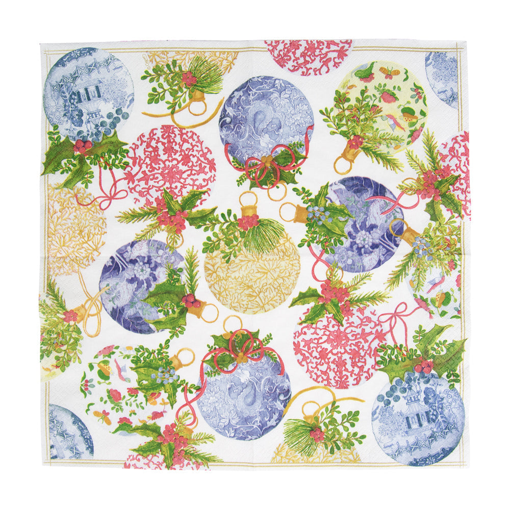 Napkin lunch Porcelain Ornaments