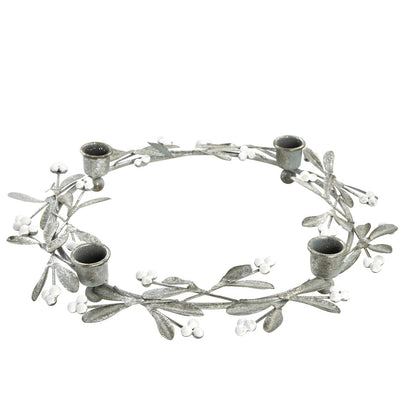 Missia Advent Candelabra silver 33 cm
