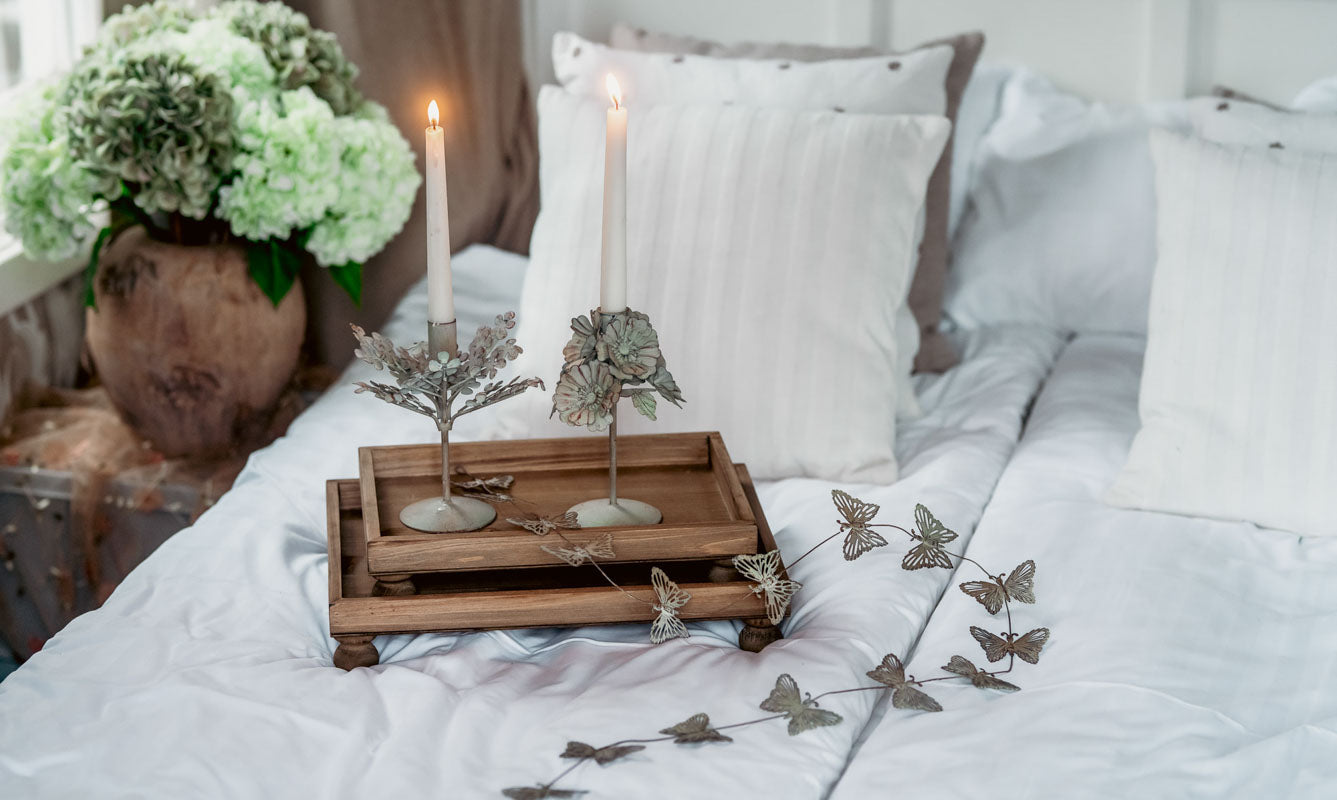 Pedestal tray Sanne 40x30 cm