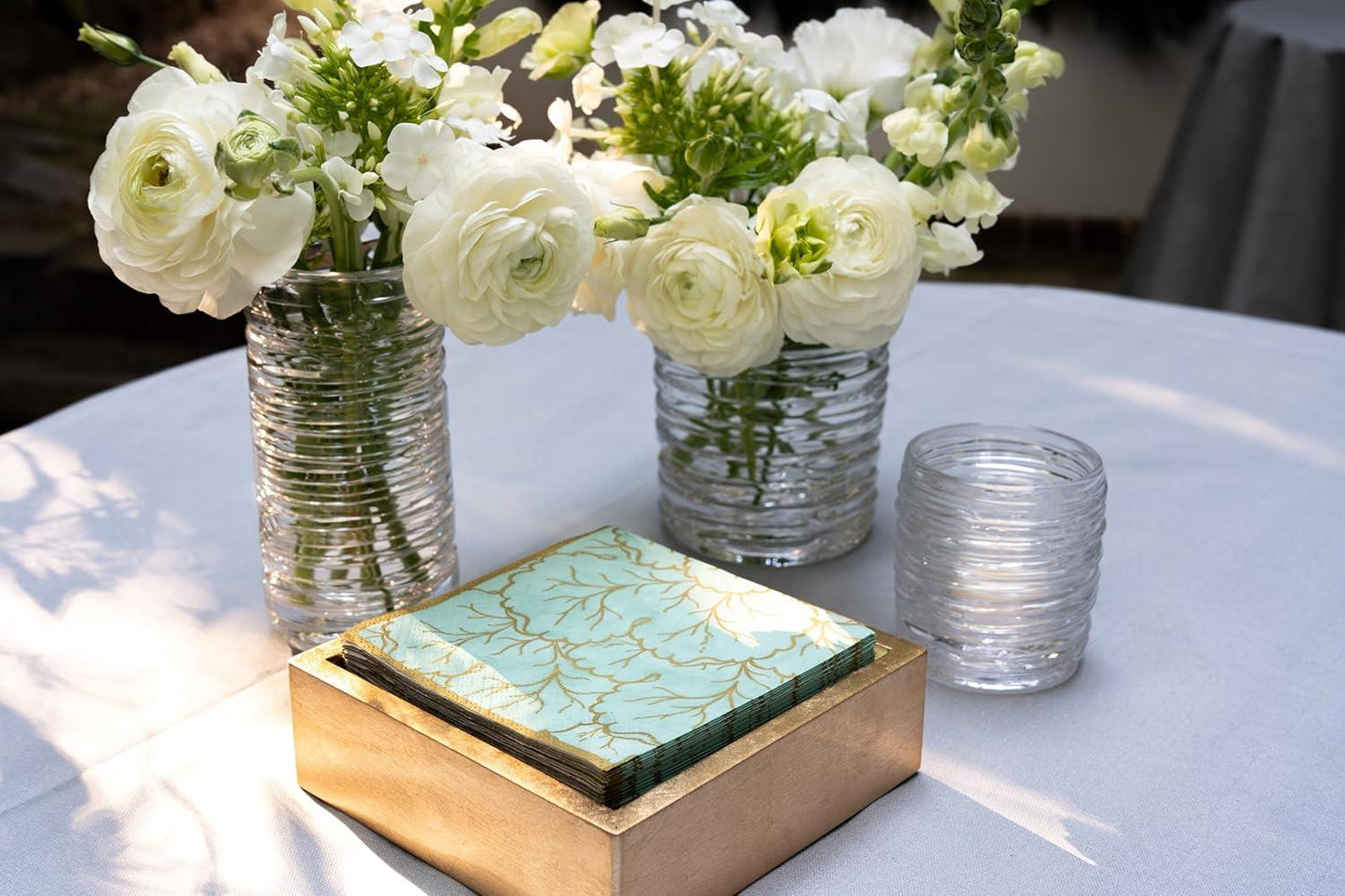 Serviettholder gull kaffe