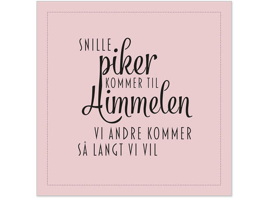 Serviett lunch snille piker