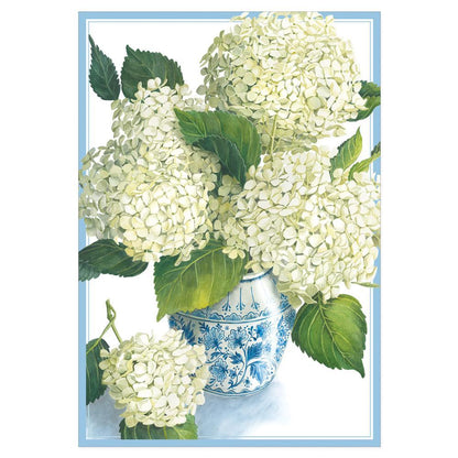 Card with envelope White Hydrangea