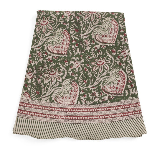 Tablecloth Oriental green Round 220 cm