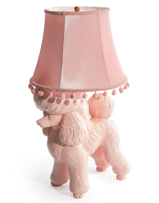 Bordlampe rosa puddel 74 cm