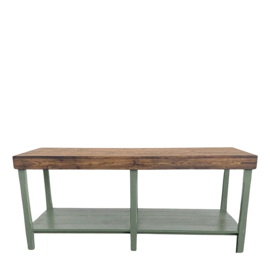 Sidebord Lin Antikk grønn 65x200 cm