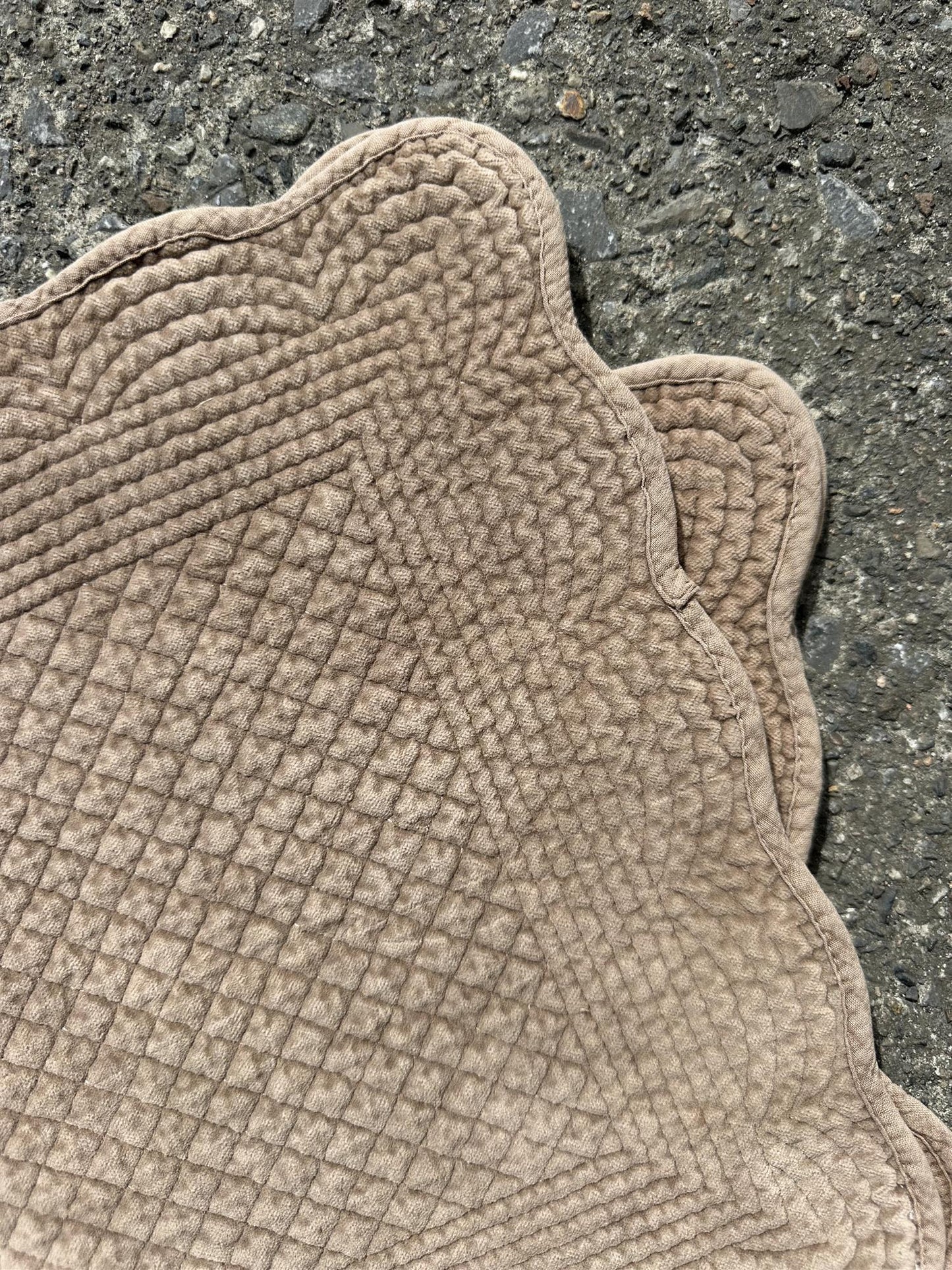 Placemat velour Latte
