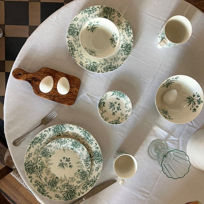 Thurston Flowers Green Side Plate 12 cm